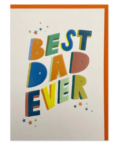 Raspberry Blossom - Best Dad Ever Card