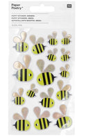 Paper Poetry - Bees Puffy Stickers