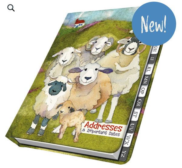 Emma Ball - Felted Sheep - Address Book