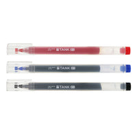 Tank Pen Large Capacity Gel Ballpoint Three Pack