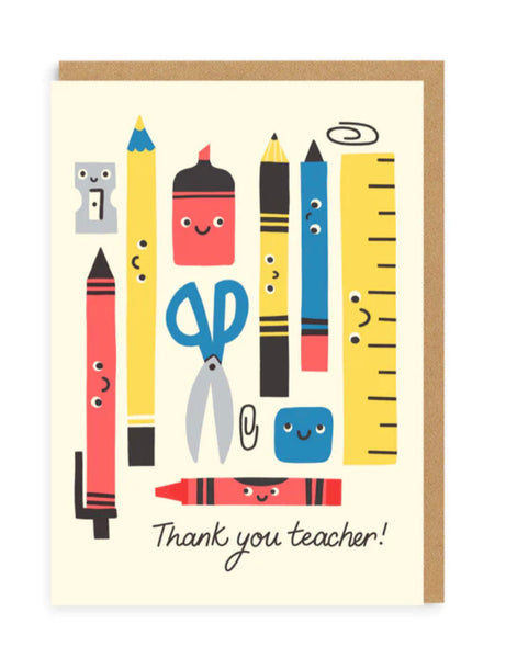 Ohh Deer - Thank You Teacher Card