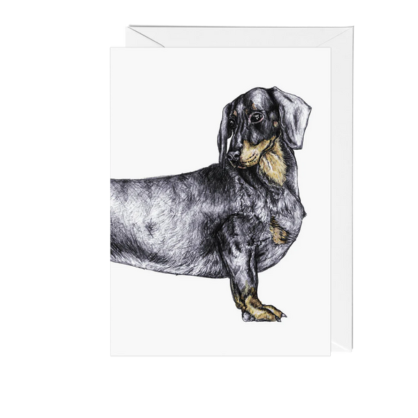 Fawn & Thistle - Dachshund Greeting Card