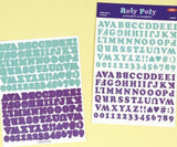 Paperian Roly Poly Alphabets & Numbers Stickers