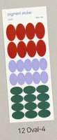 Paperian Pigment Sticker Transparent Collection