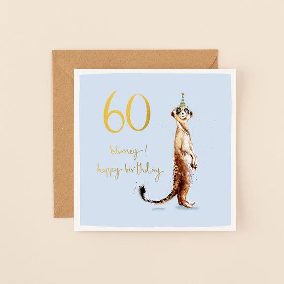 Louise Mulgrew -  Meerkat 60th Birthday Card