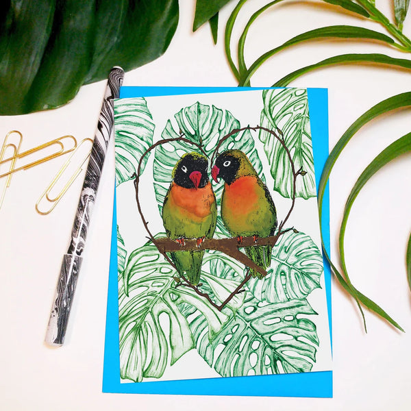 Fawn & Thistle - Lovebirds Greeting Card