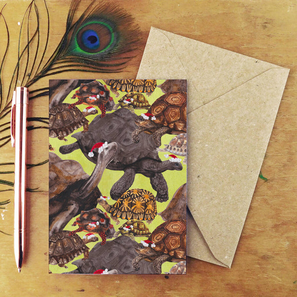 Also The Bison Creep of Christmas Tortoises Greetings Cards