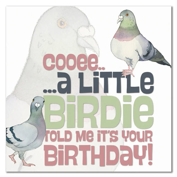 Emma Ball - Birdie Birthday - Feathery Feelgoods Card