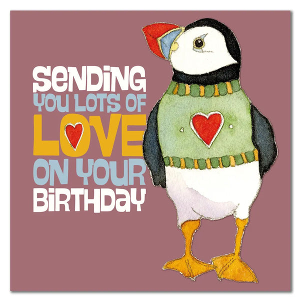 Emma Ball - Sending Love - Feathery Feelgoods Card