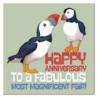 Emma Ball - Happy Anniversary - Feathery Feelgoods Card