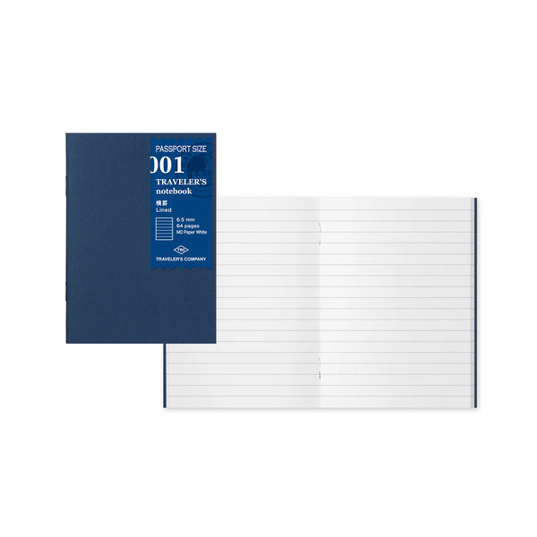 Traveler's Company - Lined Passport Size Notebook Blue