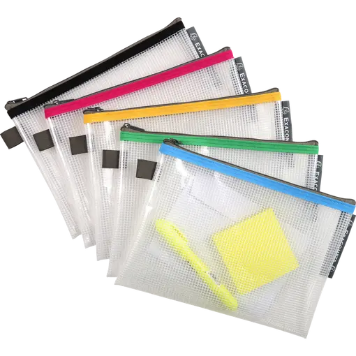 Exacompta Zipped pocket EVA A5 assorted colours