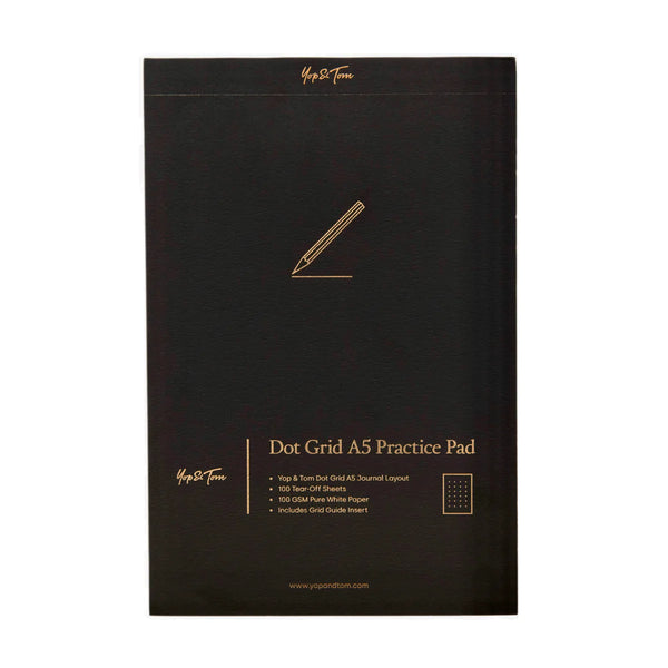 Yop and Tom A5 Dot Grid Practice Pad